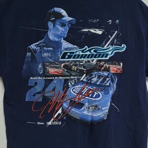 Vintage Jeff Gordon NASCAR Racing T-Shirt Y2K Chase Authentics Men's Medium